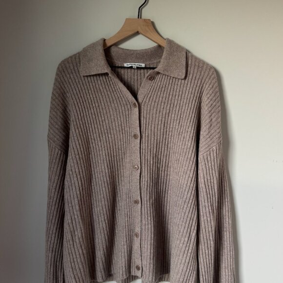 Reformation - Fantino Cashmere Collared Cardigan - Picture 2 of 5